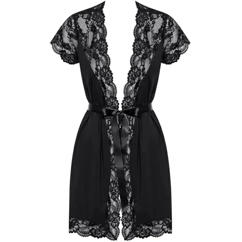 Халат Obsessive 810-PEI-1 peignoi, S/M