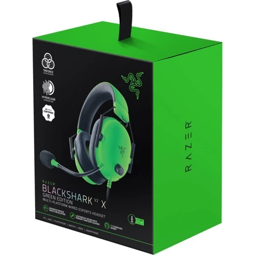 Навушники Razer Blackshark V2 X Green (RZ04-03240600-R3M1): Опір навушників (Ом) 32