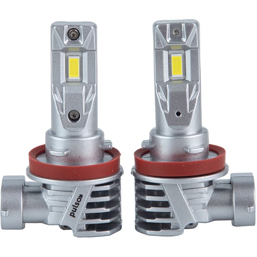 Світлодіодна автолампа Pulso M6-H8/Н9/Н11/Н16/LED-chips 7535/9-18v/2x28w/6000Lm/6500K (M6-H8/Н9/Н11/Н16)