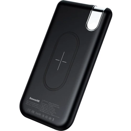 Внешний аккумулятор Baseus Thin Version Power Bank 10000mAh Wireless Charger Black (PPALL-QY01)