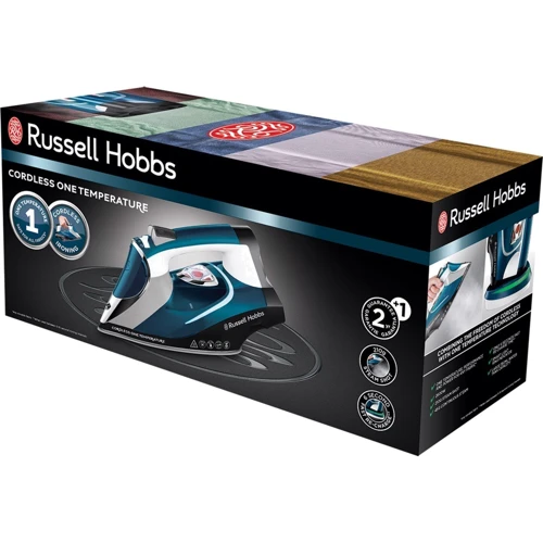 Утюг Russell Hobbs 26020-56 Cordless One Temperature: Материал подошвы Металлокерамика