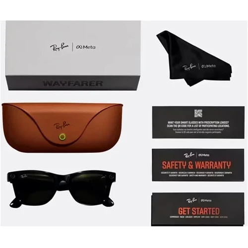 Смарт-очки Ray-Ban Meta Wayfarer Standard Matte Black/Clear to G-15 Green Transitions size M (RW4006 601SM1 50-22): Производитель Ray-Ban