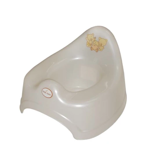 Дитячий горщик Tega PO-038 Ведмедик музичний бежевий PO-038-119