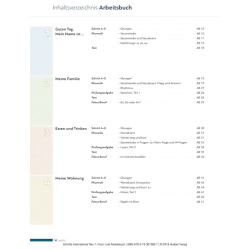 Schritte international Neu 1: Kursbuch und Arbeitsbuch mit Audio-CD фото 7