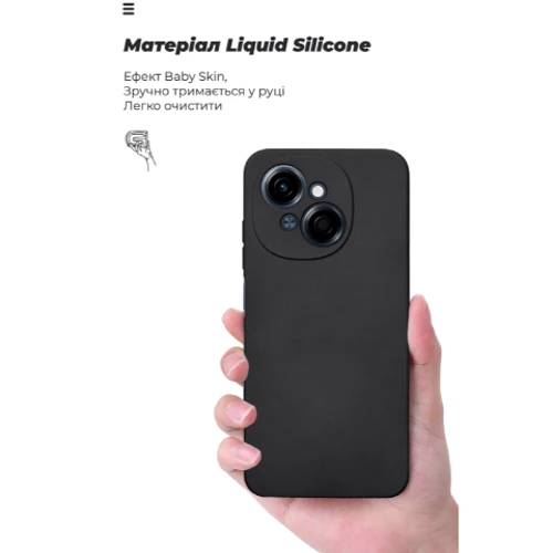 Чохол для телефона ArmorStandart ICON Case Camera cover Black для Tecno Spark Go 1 (KL4) (ARM81215) фото 7