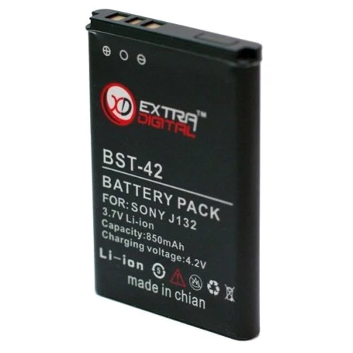 Аккумулятор ExtraDigital 850mAh (DV00DV6076) for Sony Ericsson BST-42: Производитель ExtraDigital