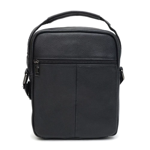 Мужская сумка через плечо Borsa Leather черная (k1885-black): Страна производитель Тайвань