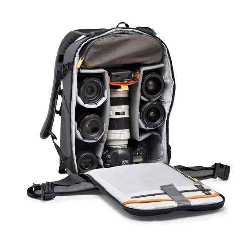 Lowepro Flipside BP 400 AW III Dark Grey (LP37353-PWW): Вместимость Камера, 15'' ноутбук, 3-4 объектива или вспышки, компактный штатив, аксессуары и личные вещи
