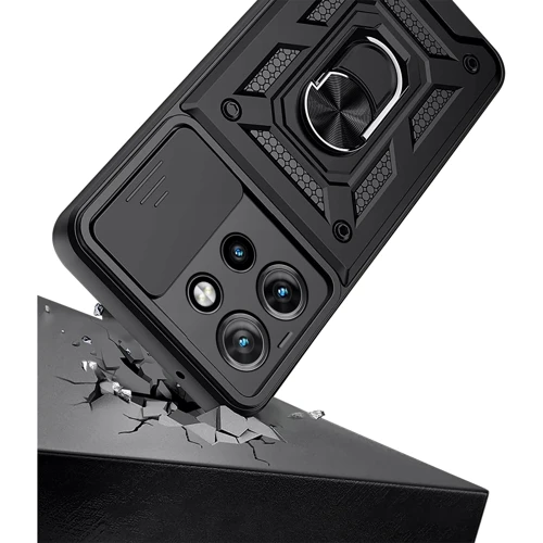 Чохол для телефона BeCover Military Black для Motorola Edge 50 Neo (713051): Тип накладка на заднюю часть