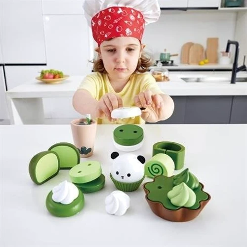 Игрушечные продукты Hape Десерты из зеленого чая (E3195) фото 2