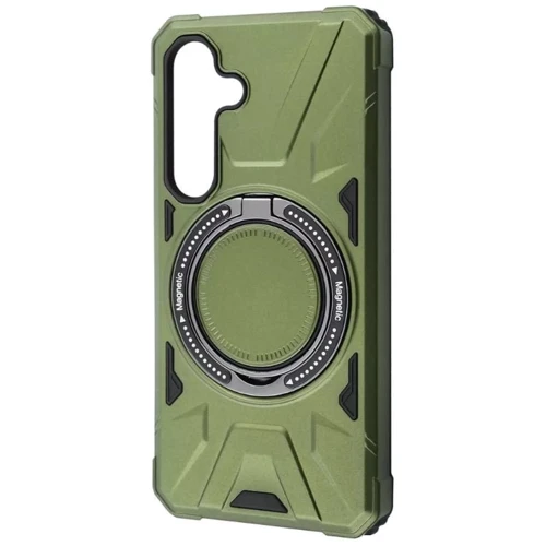 Чехол для телефонов WAVE Iron Grip with Magnetic Ring Dark Green for Samsung S711 Galaxy S23 FE