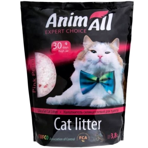 Наполнитель для кошачьего туалета AnimAll Розовый лепесток 3.8 л
