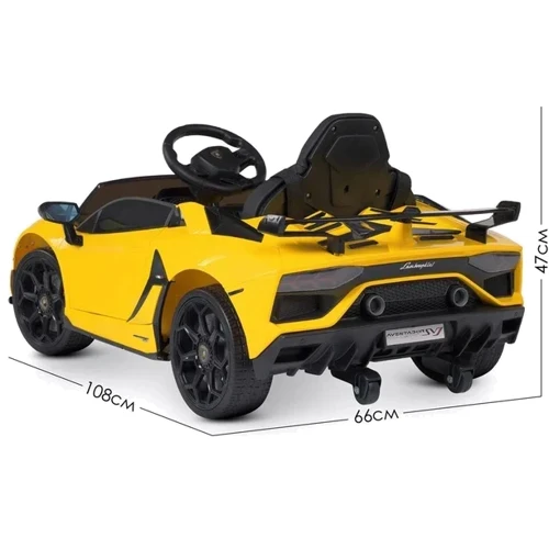 Детский электромобиль Bambi Racer Lamborghini желтый (M 4787EBLR-6) фото 9