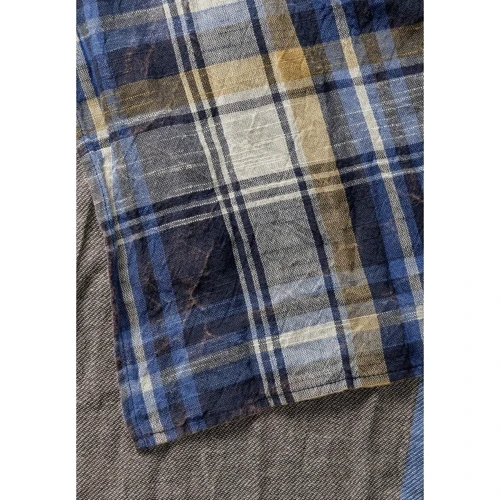 Мужской шарф Camel Active Shawl сине-коричневый (407290-2V29-47): Пол Мужской