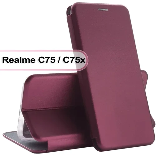 Чехол для телефонов BeCover Book Exclusive Red Wine for Realme C75 / C75x (713512)