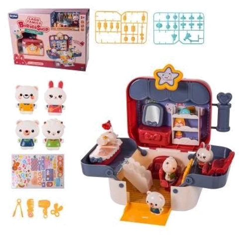 Игровой набор Similan Lagu Family Барбершоп (QL202-1): Производитель Similan