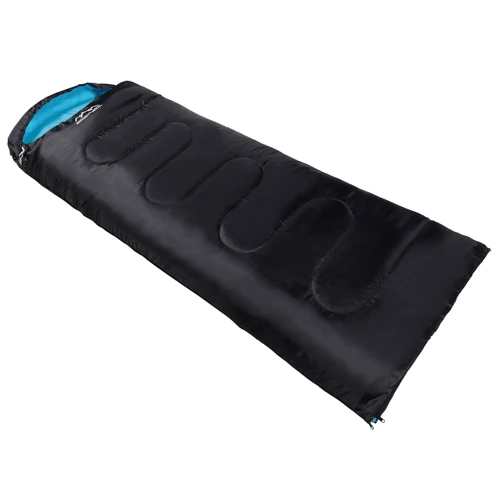 Спальний мішок SportVida R Black/Sky Blue (SV-CC0062): Вага з упаковкою 1090 г