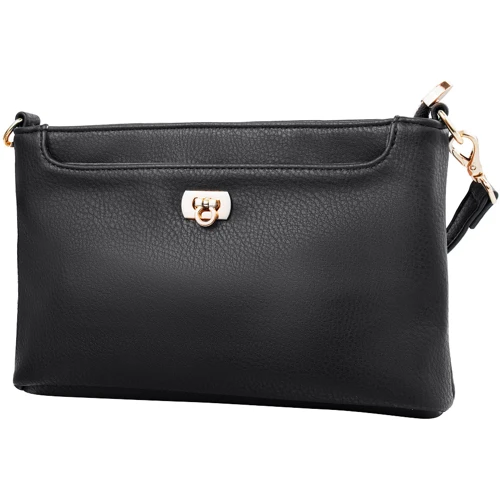 Женская сумка через плечо Amelie Galanti черная (A991511-black): Стиль Повседневный (Casual)