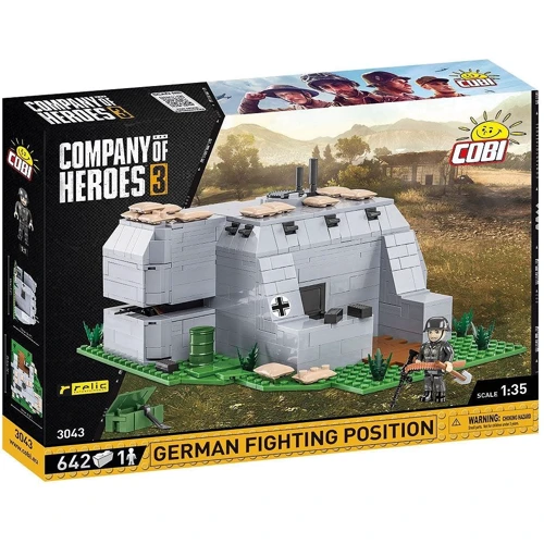 Конструктор COBI Company of Heroes 3 Німецький дот, 642 деталей