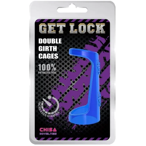Насадка для поддержания эрекции CHISA Double Girth Cages, Blue