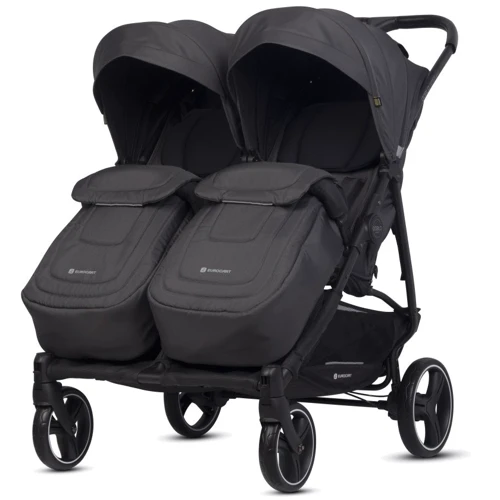 Коляска для двойни EasyGo Doblo 2024 Iron (EGDOB24-16)