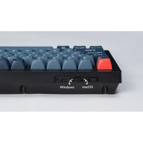 Клавиатура Keychron V1 Max 84 Key RGB Hot-Swap Gateron Jupiter Banana Knob Carbon Black (V1MD4_KEYCHRON) фото 10