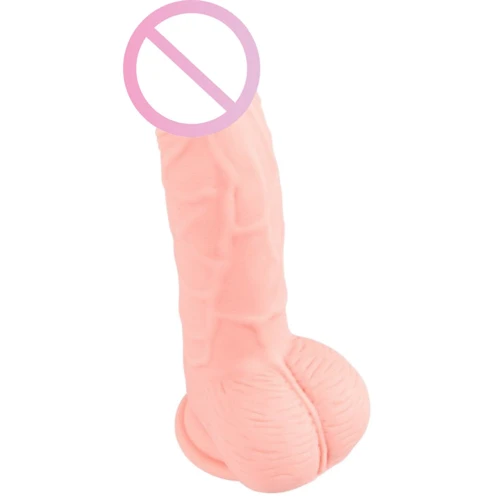 Фаллоимитатор с мошонкой Orion Medical Silicone Dildo, 20 см
