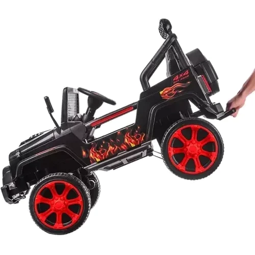 Детский электромобиль Джип Bambi Racer Jeep Wrangler, черный (M 3237EBLR-2-3): Рекомендуемый возраст от 1 года до 4 лет