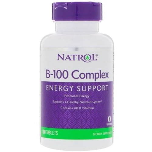 Natrol B-100 Complex 100 Tabs Комплекс В-100