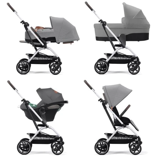 Прогулянковий візок Cybex Eezy S Twist+ 2 BLK Lava Grey з бампером (522003769): Тип коляски Прогулочная