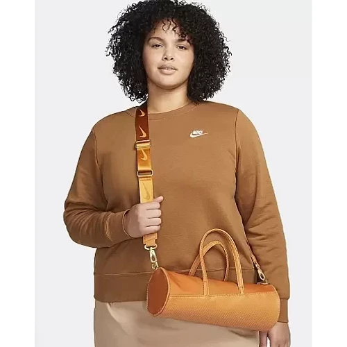 Женская сумка бочонок Nike W Nsw Classic Barrel Bag оранжевая (DQ5812-815 - MISC): Фактура Тканая, Матовая