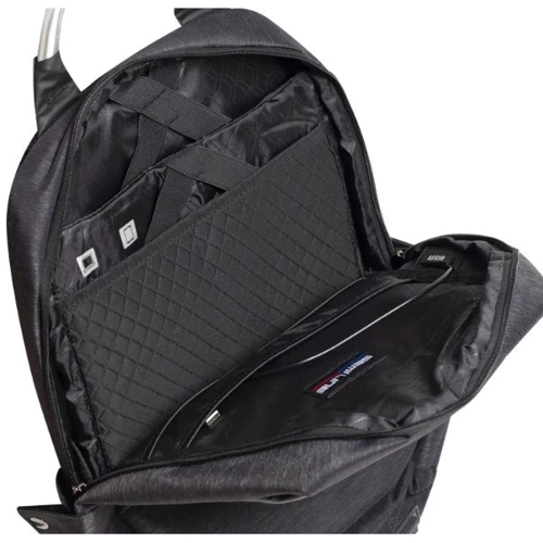 Рюкзак Semi Line USB Black черный (P8252-0): Фактура Тканая