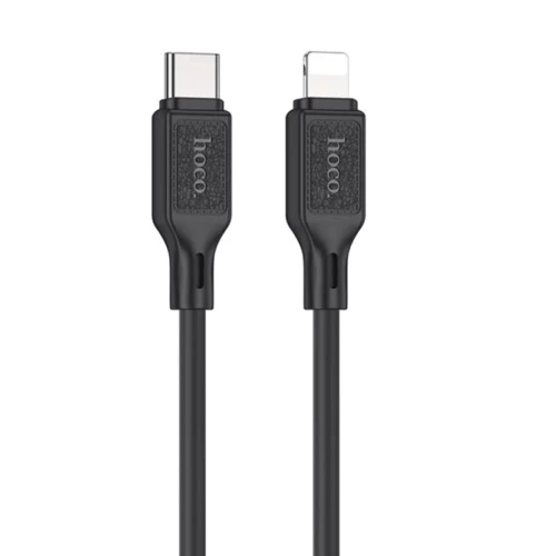 Кабель Hoco Cable USB-C to Lightning X90 3A 20W 1m Black
