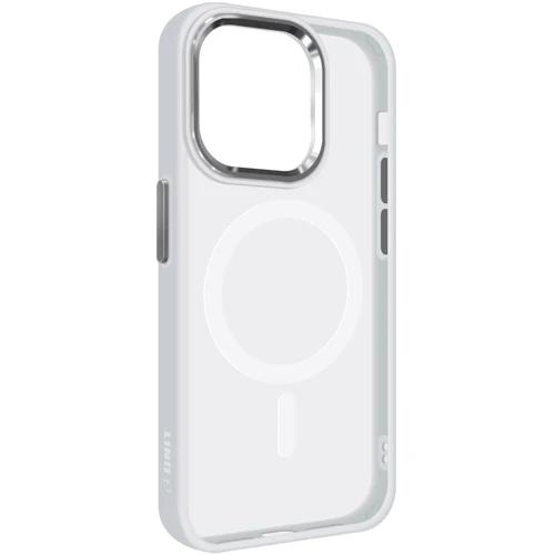 Чехол для iPhone ArmorStandart Unit MagSafe Case Matte Clear/Silver for iPhone 15 Pro (ARM69349)