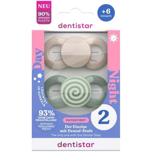 Пустушка ортодонтична Dentistar універсальна від 6 місяців 2 шт. (3960005) фото 7