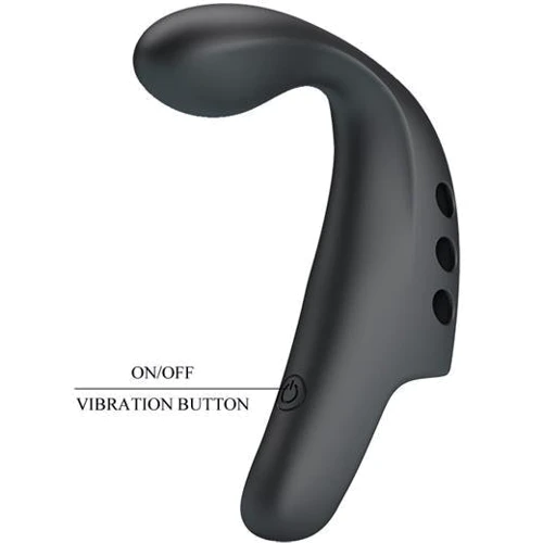 Вибратор на палец LYBAILE Pretty Love Fingering Vibrator Gorgon Black