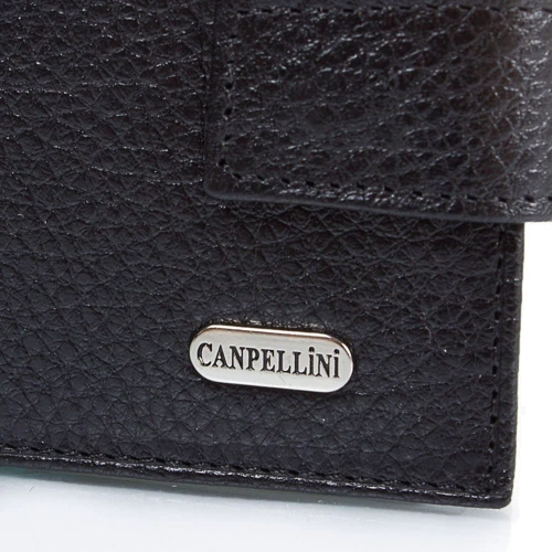 Мужское портмоне Canpellini черное (SHI1408-7): Формат кошелька Вертикальный