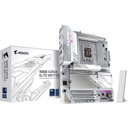 GIGABYTE B860 AORUS ELITE WIFI7 ICE: Оперативна пам'ять 4xDDR5 9200 МГц, до 256 ГБ