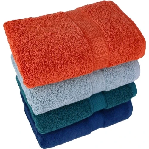 Полотенце Hobby Colorful_7 A Gri/Kiremit/K Yesil/Lacivert 500 г/м2 70x140 4 шт (8698499340596) фото 5