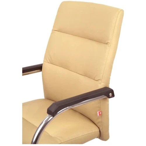 Крісло конференційне АКЛАС Натан CH CF Бежевий (PU-бежевий) (00127505)