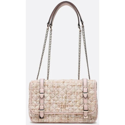 Женская сумка через плечо GUESS ADAM CONVERTIBLE XBODY FLAP золотая (HWTG8694210-GDM)