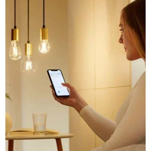 Умная лампочка WiZ, E27, 7W, 60W, 806Lm, A60, 2700-6500, Wi-Fi: Цвет свечения Теплый белый