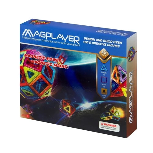 Магнітний констуктор MagPlayer 45 ед. (MPA-45)