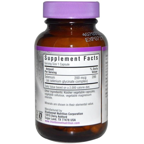 Bluebonnet Nutrition Albion Selenium Glycinate 90 caps: Тип Селен