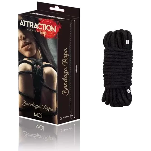 Веревка для BDSM BTB Bondage Rope Black