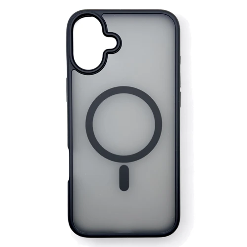 Чехол для iPhone BeCover Metal Buttons Case with MagSafe Black for iPhone 16 (712090)