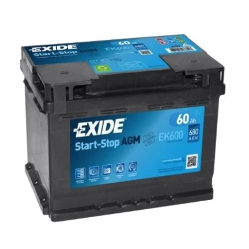 Exide AGM 6CТ-60 Євро (EK600)