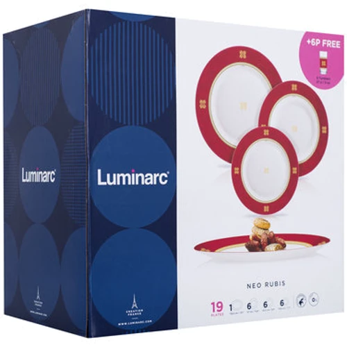Столовий сервіз Luminarc ESSENCE NEO RUBIS 25 предметів (P5874) фото 11