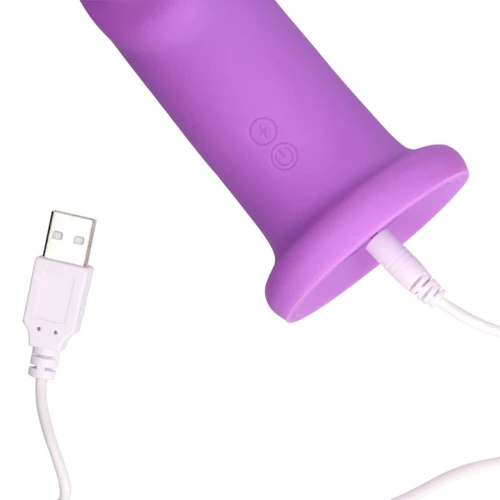 Вибратор с ротацией Loveline Lavender