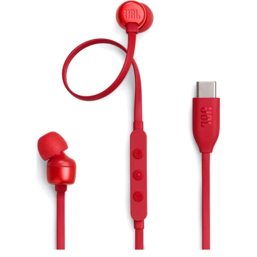 Навушники JBL Tune 310C Red (JBLT310CRED): Тип конструкції вакуумные